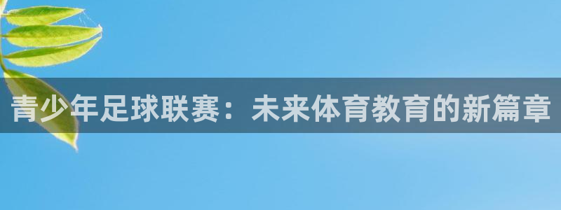 青少年足球联赛：未来体育教育的新篇章
