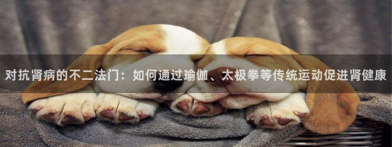 对抗肾病的不二法门：如何通过瑜伽、太极拳等传统运动促进肾健康